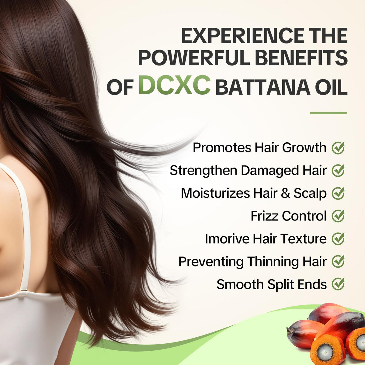 DCXC applied to scalp demonstrating massage technique and nourishment