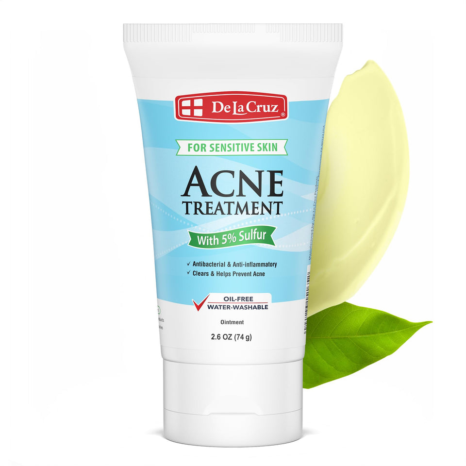 De La Cruz front tube showing product name and tube benefit