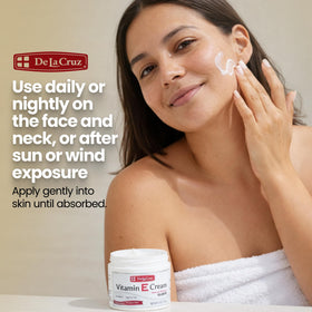 De La Cruz label closeup showing ingredient list and fragrance-free benefit