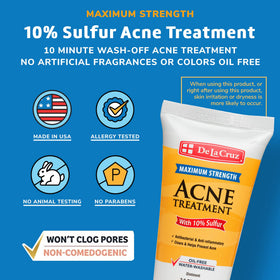 De La Cruz ointment texture close-up showing smooth sulfur formula benefit