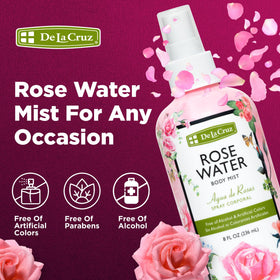 De La Cruz close-up droplet texture highlighting soothing hydration