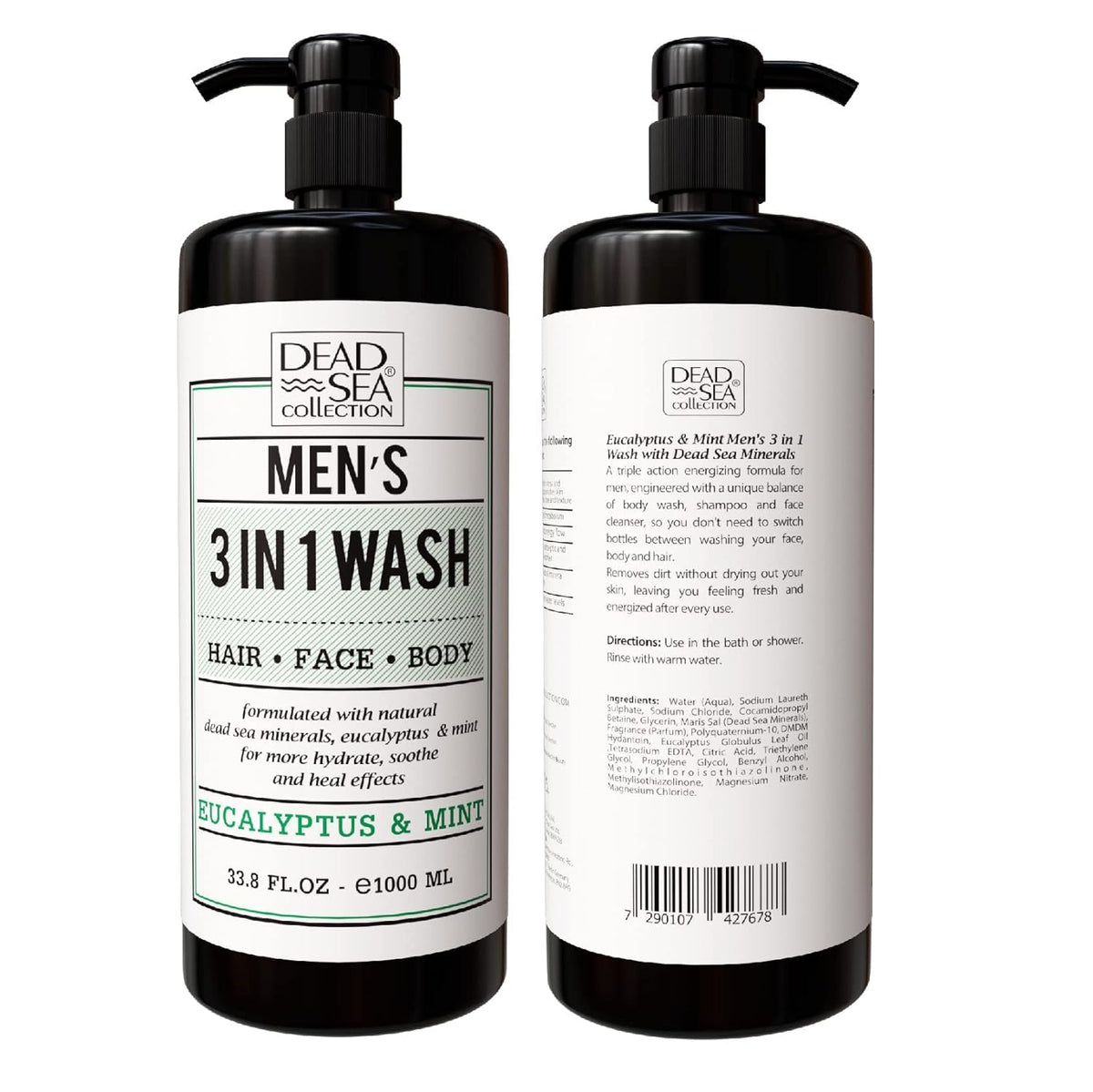 Dead Sea Collection eucalyptus leaves and mint visualizing refreshing cooling scent