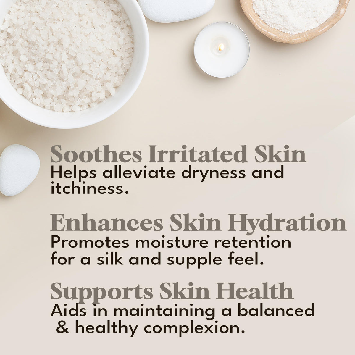 Dead Sea Warehouse salts dissolved in bathtub setup promoting relaxation