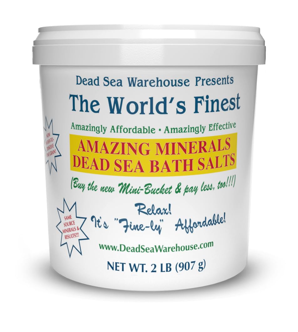 Dead Sea Warehouse front pouch showing product packaging and benefits