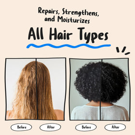 DEAR HAIR rinsed hair glossy finish, displays restored shine and smoothness