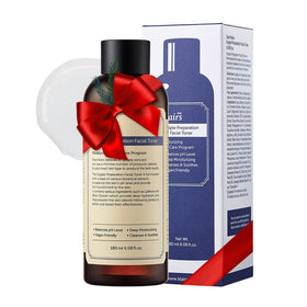 DearKlairs being patted into cheek showing soothing effect and non-sticky finish