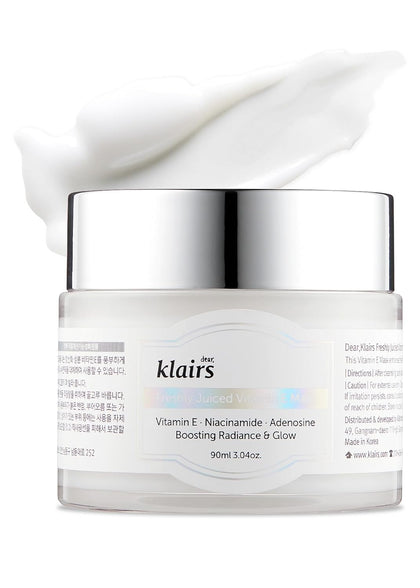 DearKlairs front jar 90g showing label and compact packaging for easy storage