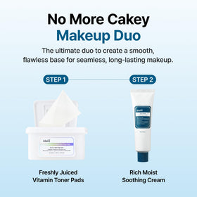 DearKlairs cream on vanity with sunscreen showing layering under makeup benefit