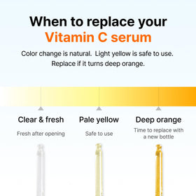 DearKlairs serum applied to cheek during routine, illustrates even tone effect