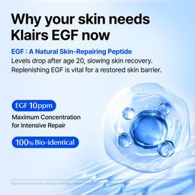 DearKlairs water-light texture close-up absorbing quickly for a non-sticky finish benefit