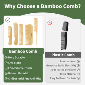 DEBETOOL comb set neatly stored in included travel box for easy portability