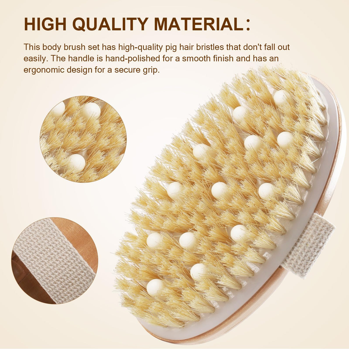 DEBETOOL facial brush closeup with soft bristles for gentle exfoliation
