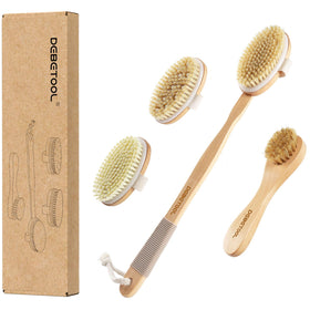 DEBETOOL front packaging showing complete dry brushing set and eco box benefit