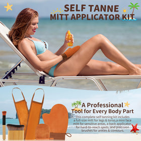 DEBETOOL kit on bathroom counter in lifestyle scene for at-home salon results