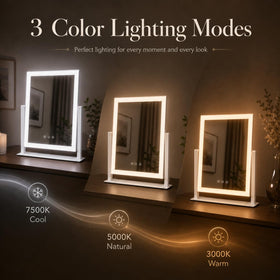 DECADENCE touch control close-up demonstrating dimmable brightness for tailored lighting levels