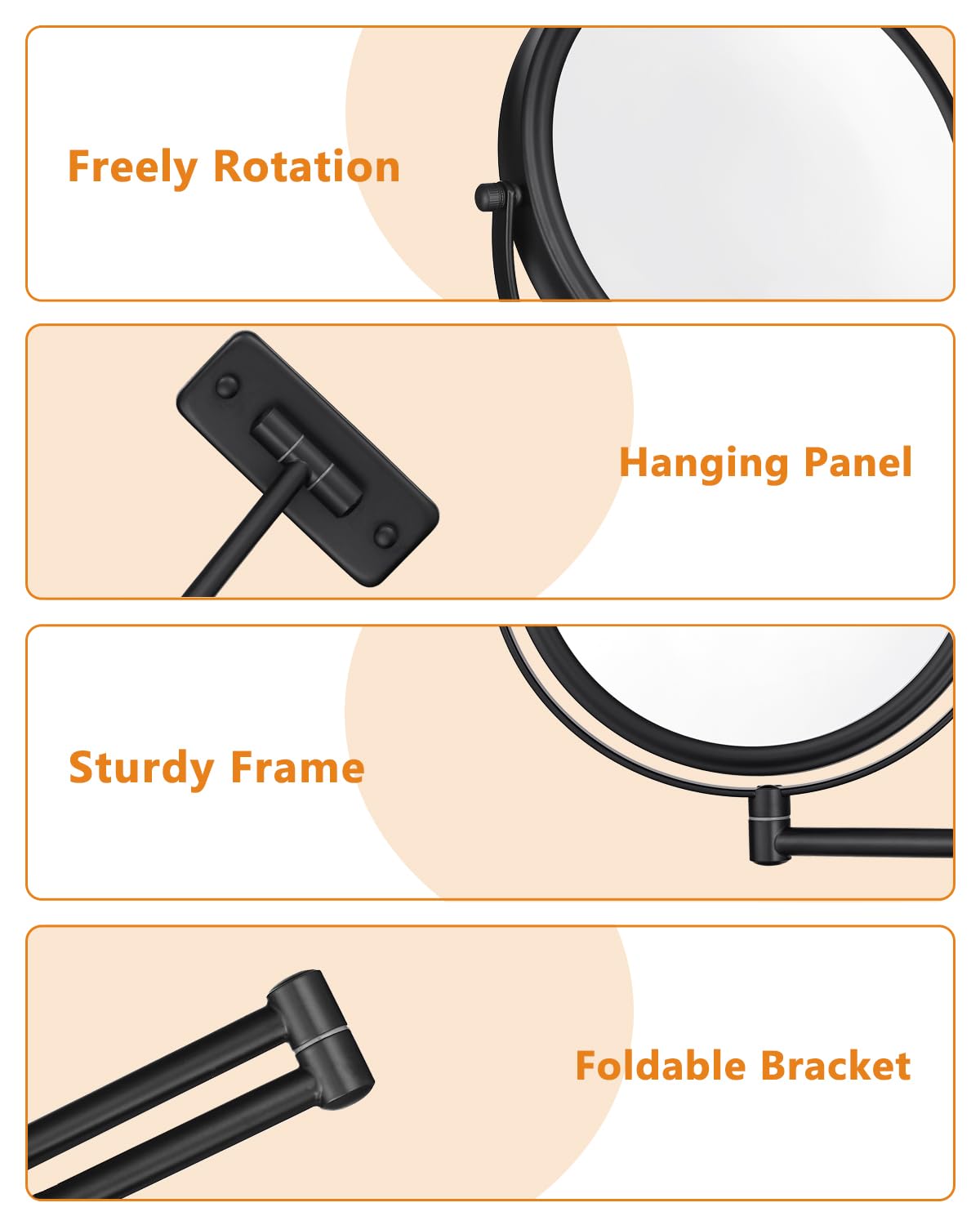 DECLUTTR coated steel finish detail showing rust-resistant benefit