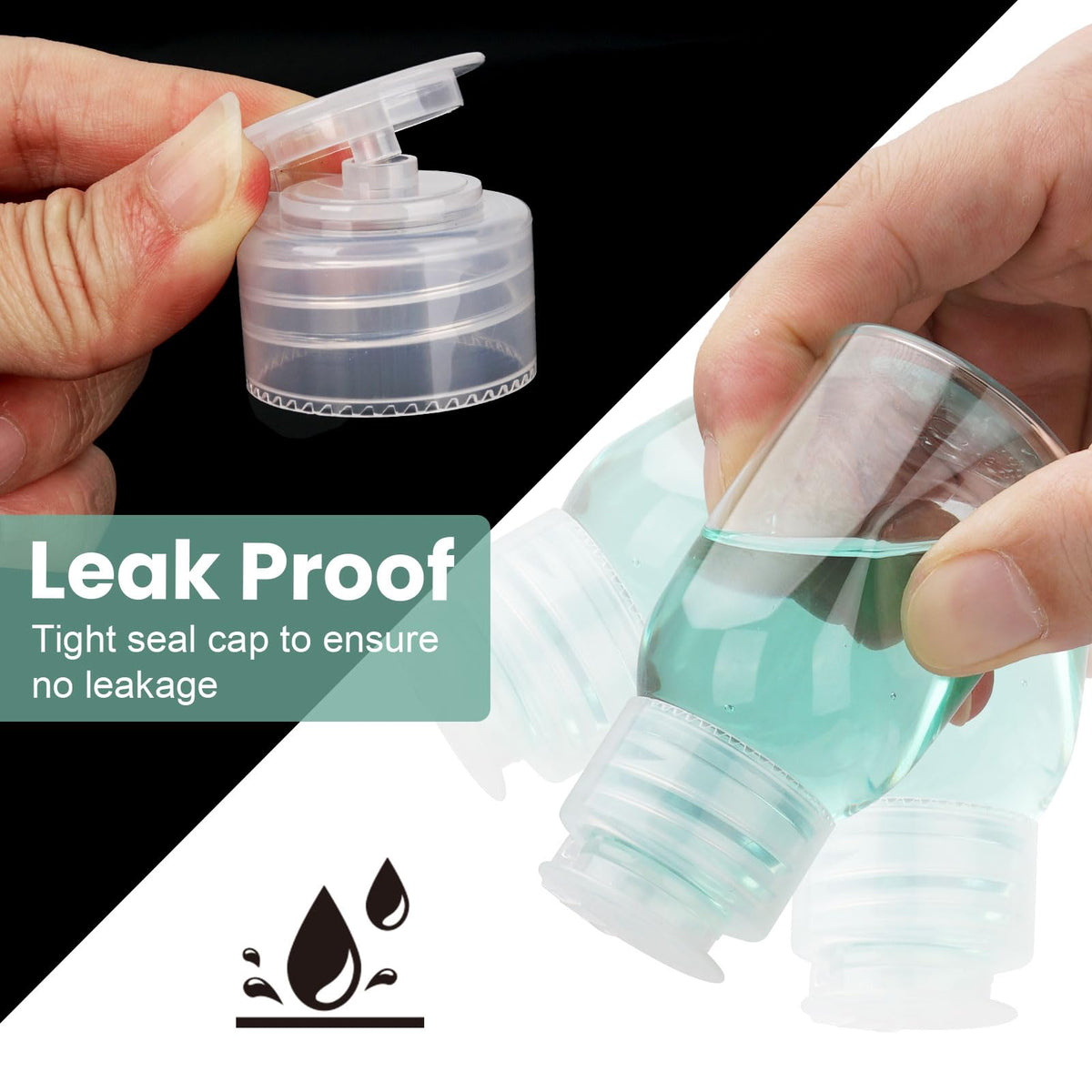 Decorniqu transparent body showing visible contents for quick monitoring