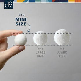 DecorRack cotton ball removing eye makeup for precise, gentle cleansing