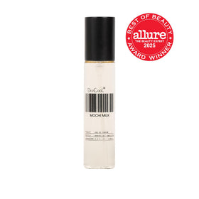 DedCool perfume texture swirl conveying creamy, soft gourmand scent