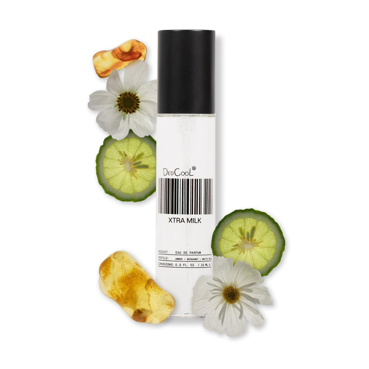 DedCool front bottle view showing clean travel fragrance benefit