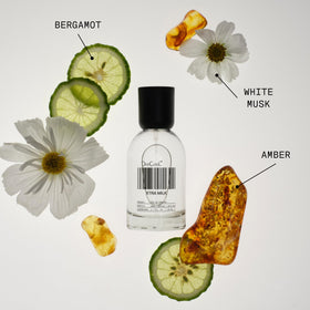 DedCool spray mist on skin closeup demonstrating subtle, skin-like wear benefit