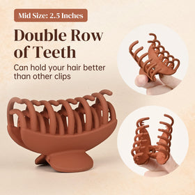 DEEKA close-up of double row teeth demonstrating stronger grip and slip resistance