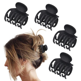 DEEKA front view of four small matte clips showing compact pack and convenience