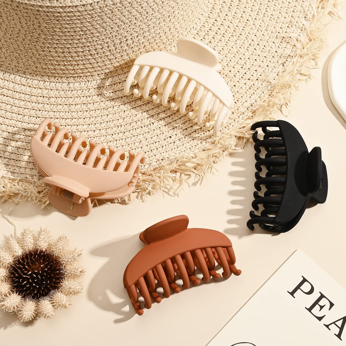 DEEKA clip holding half-up hairstyle illustrating secure everyday styling