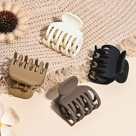 DEEKA clip holding half-up style securing bangs for neat appearance