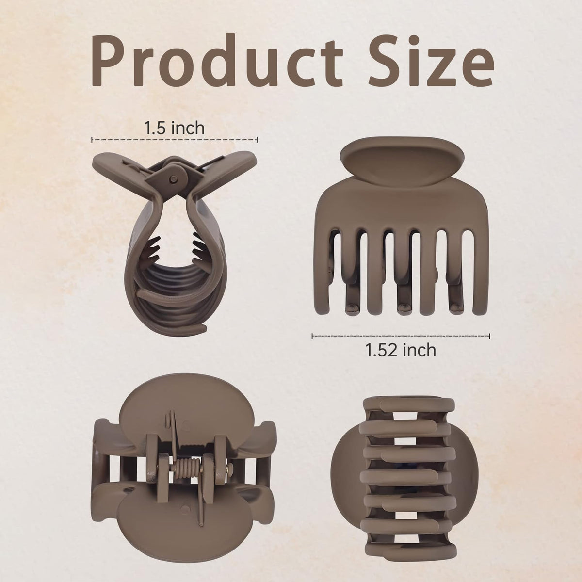 DEEKA clip held in hand to show size and travel-friendly benefit