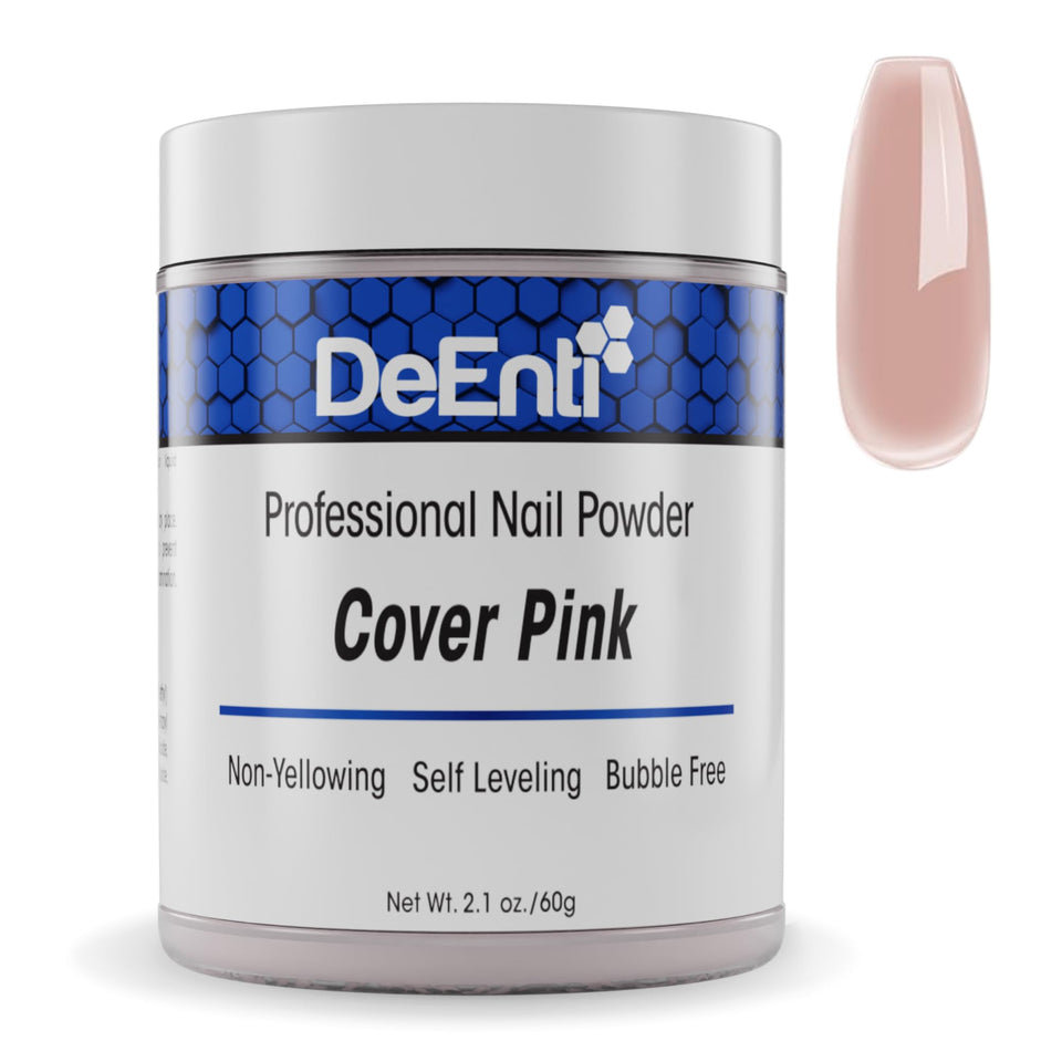 DeEnti cover pink jar front view showing professional packaging and consistent finish