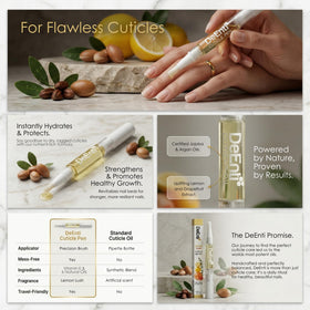 DeEnti cuticle oil pen precision tip applying oil for neat targeted care
