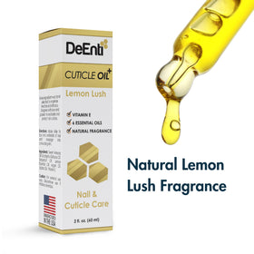 DeEnti cuticle remover gel texture close-up shows gel cling for targeted action