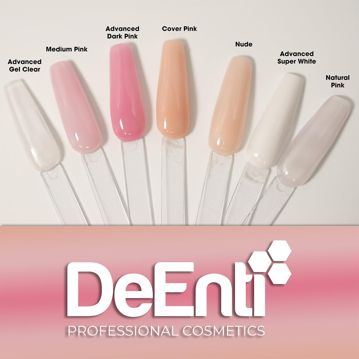 DeEnti carved nail art using dark pink powder for precise detailing