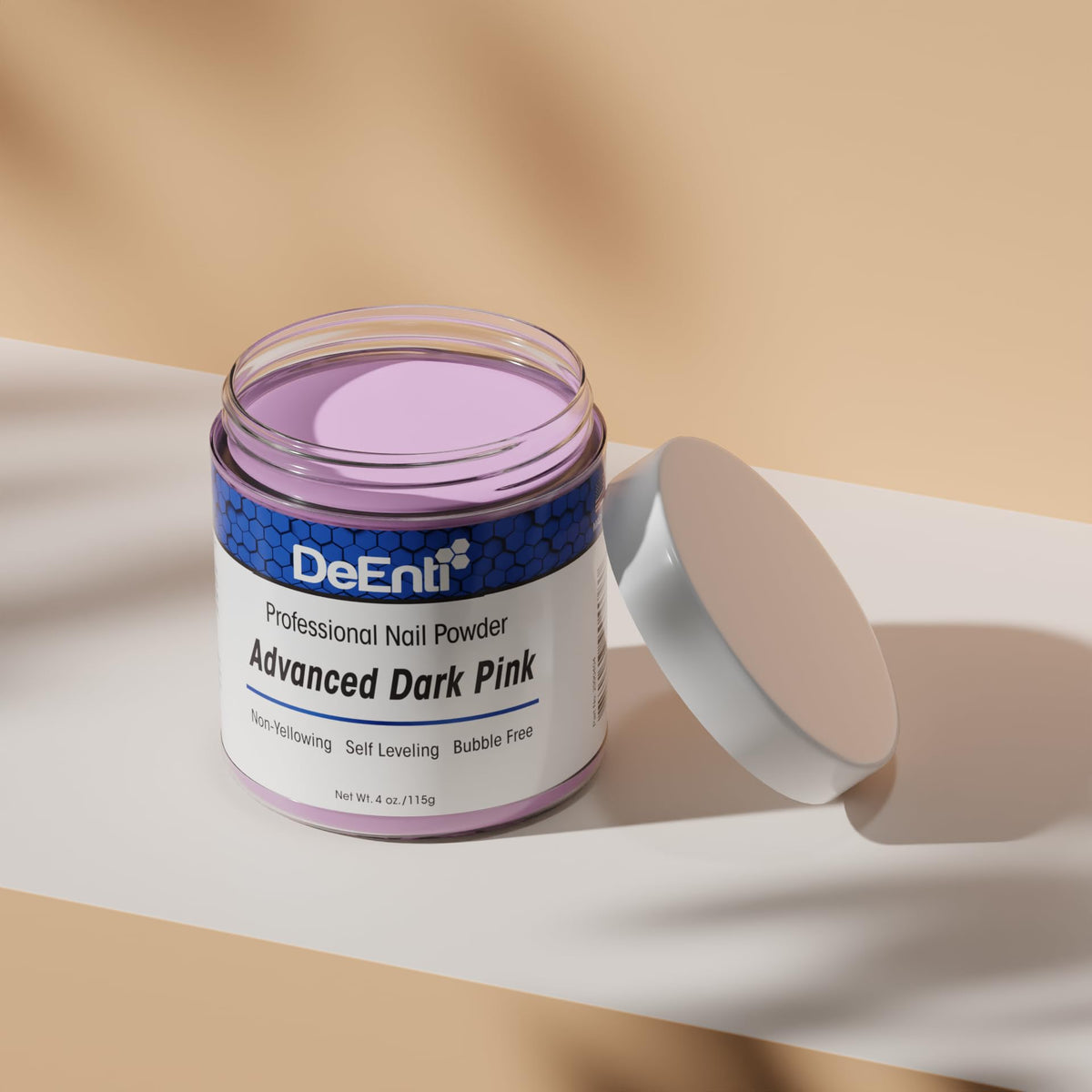 DeEnti 4oz jar beside ruler to show scale and quantity benefit