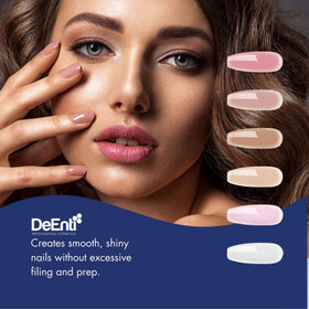 DeEnti medium pink label and weight displaying 2oz professional packaging
