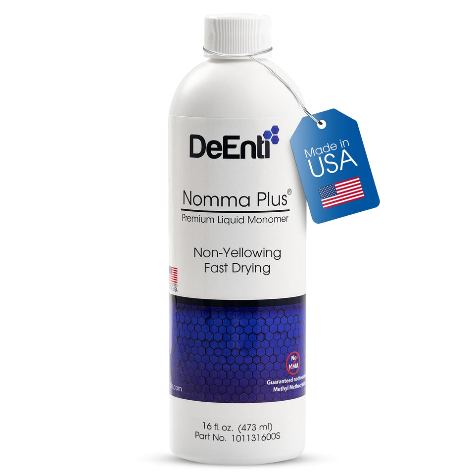 DeEnti Nomma Plus front bottle showing brand and 16oz size benefit of long supply