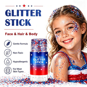 Deepmind cheekbone and under-eye highlight showing bright party-ready sparkle