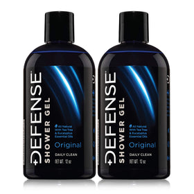 Defense Soap front packaging showing 12 oz bottle and branding for clean freshness