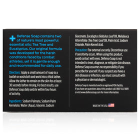 Defense Soap peppermint bar with cooling steam effect for post-workout refresh