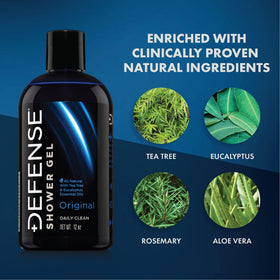 Defense Soap label close-up highlighting ingredients and benefits for informed buyers