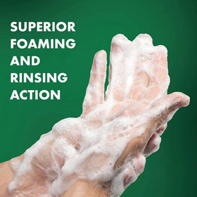 Defense Soap creamy lather texture demonstrating moisturizing foam