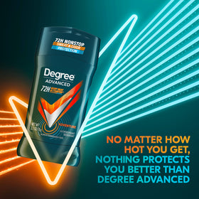 Degree Adventure in hand application demonstrating motion‑activated freshness during use benefit