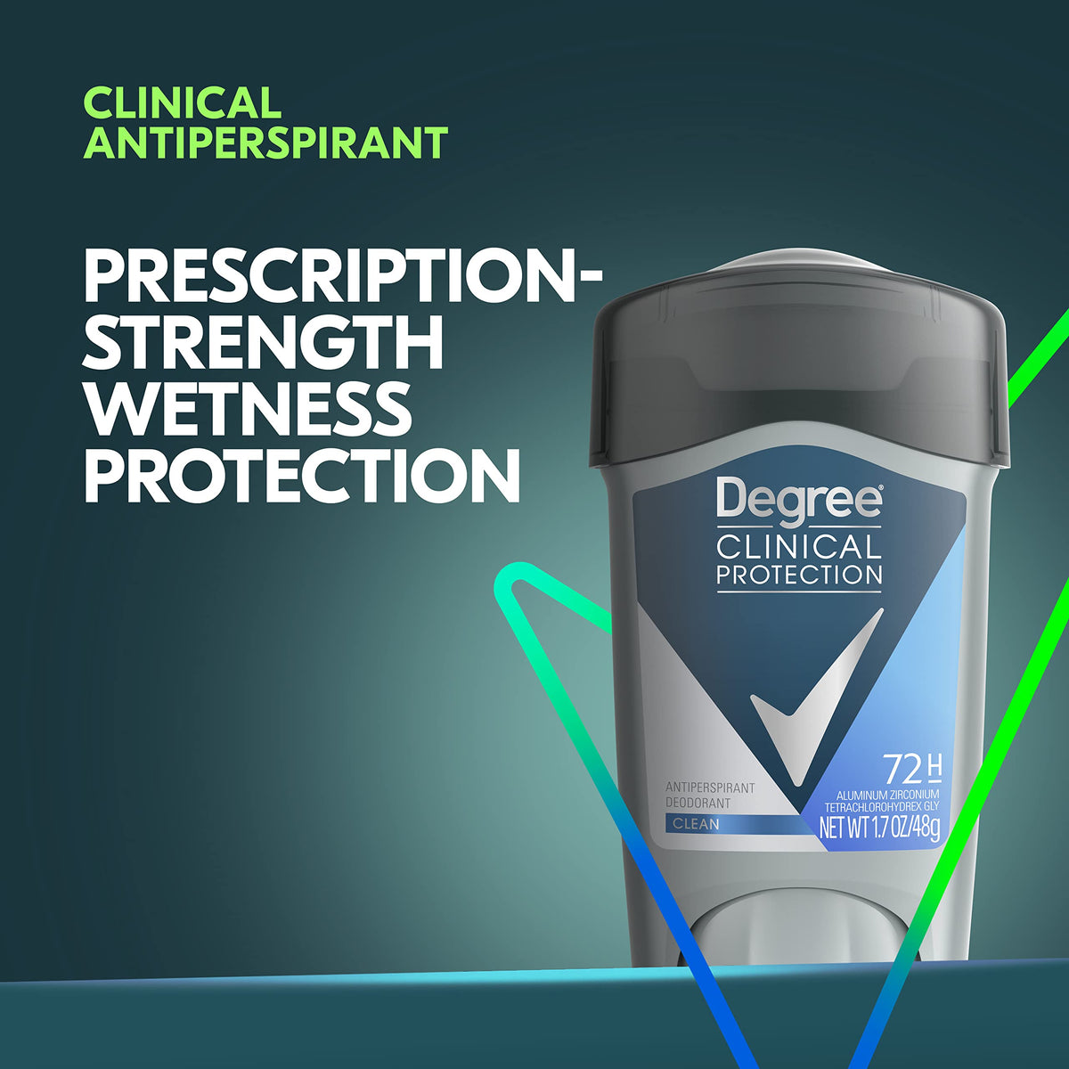 Degree application demo twisting and gliding stick for quick, effective coverage