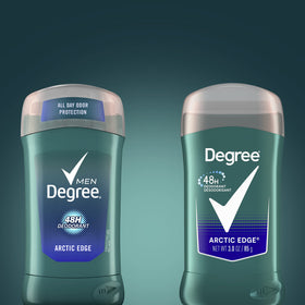 Degree Arctic Edge in gym bag ready for post-workout odor control