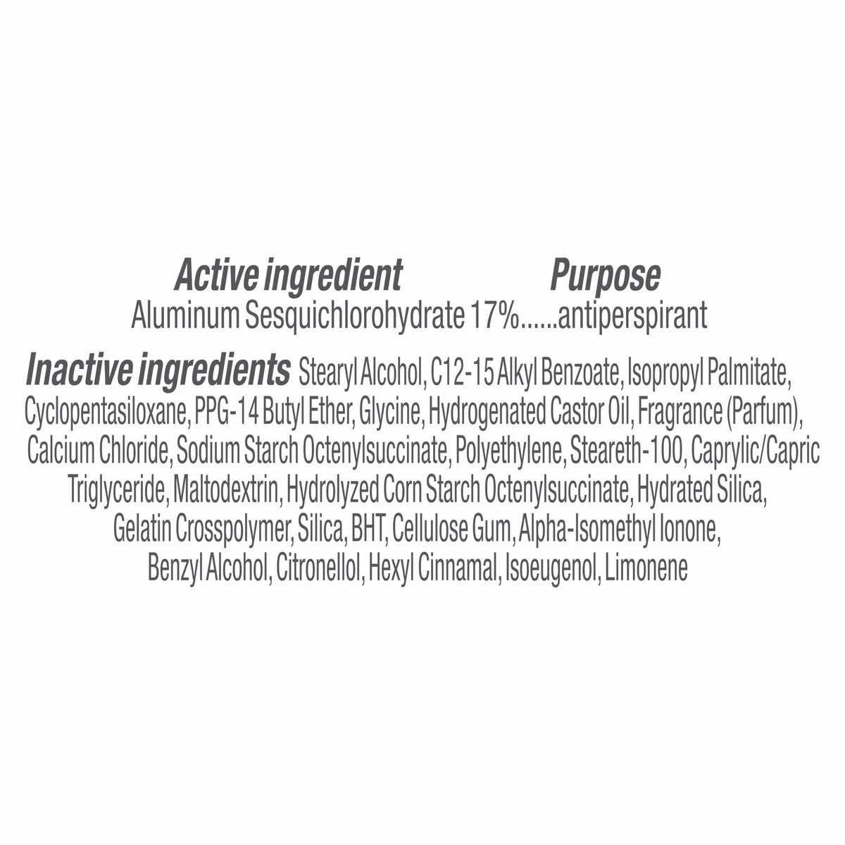 Berries and peony beside Degree Clinical 5X illustrating fruity floral scent