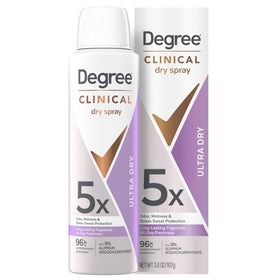 Degree Clinical 5X front packaging showing product and branding for strong protection