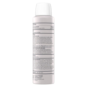 Degree Clinical 5X label close-up highlighting active ingredients and benefits