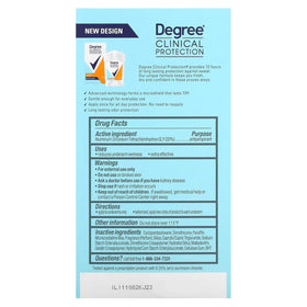 Degree Clinical four-pack flatlay showing all sticks together for long-lasting value
