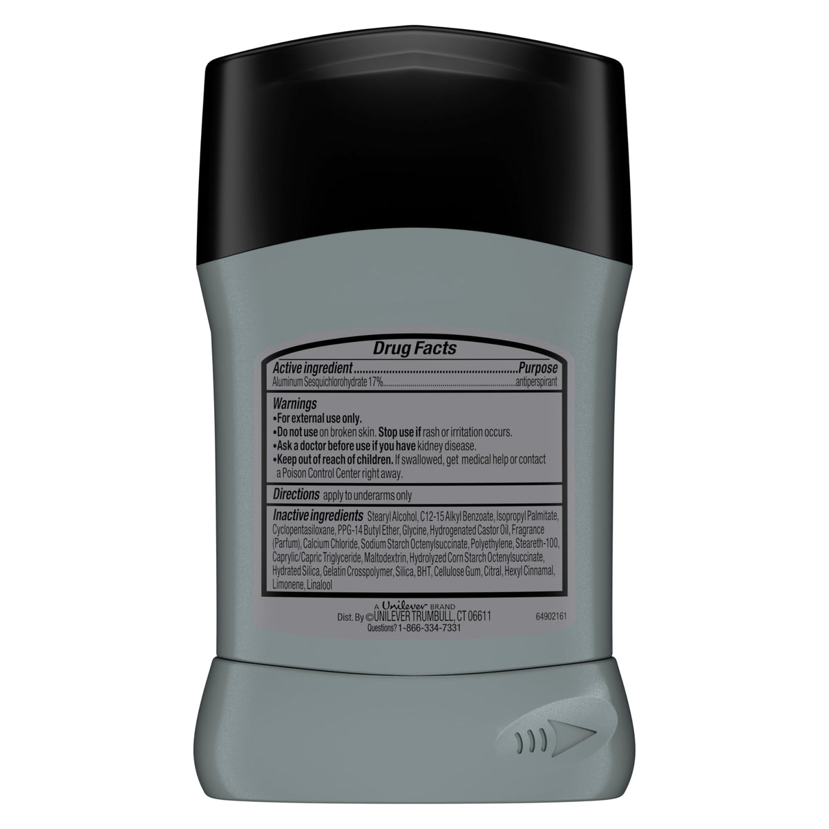 Degree Clinical invisible solid texture close-up demonstrating smooth, dry application